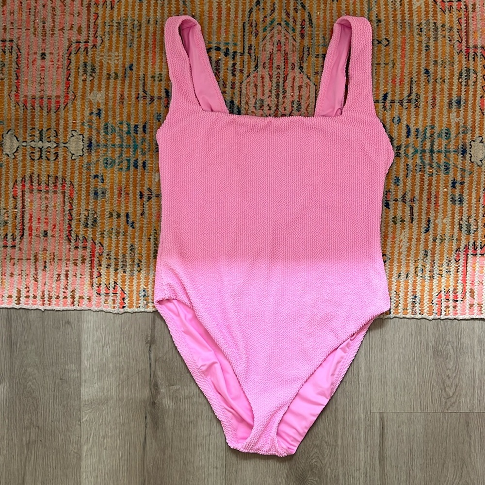 Show Me Your Mumu The Scrunch One Piece Swim Bathing Suit Bubblegum